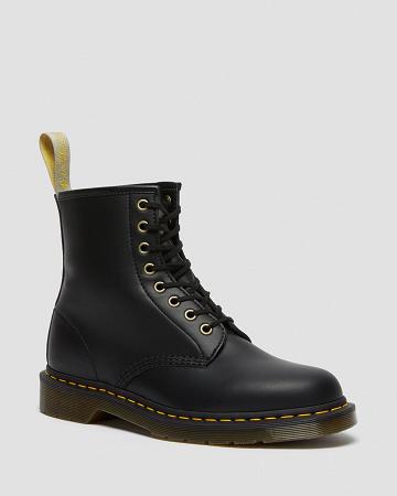 Men's Dr Martens Vegan 1460 Felix Lace Up Boots Black | AU 544GSO